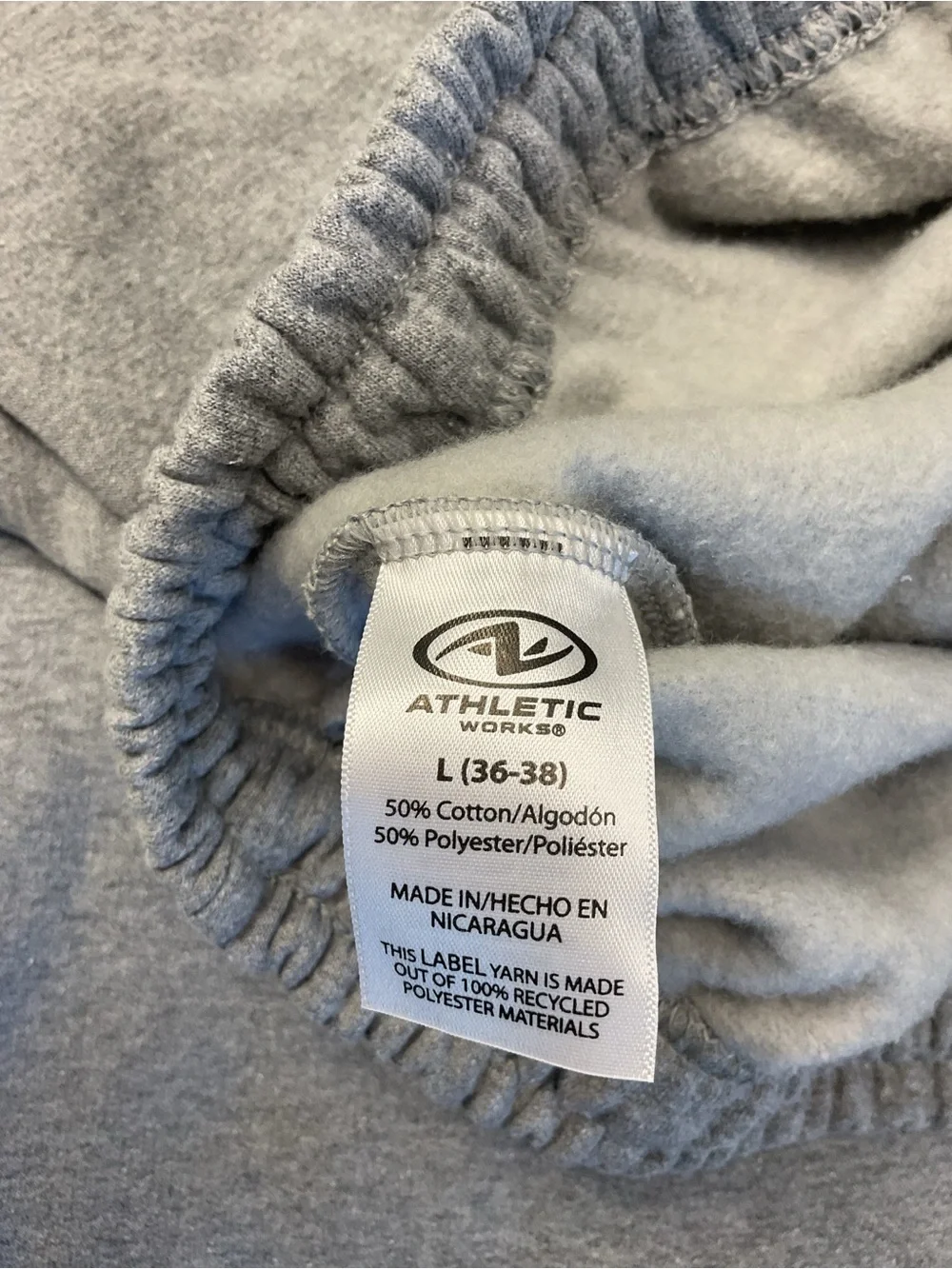 Athletic Works Gray Men's Sweatpants - Lightweight Cozy Joggers